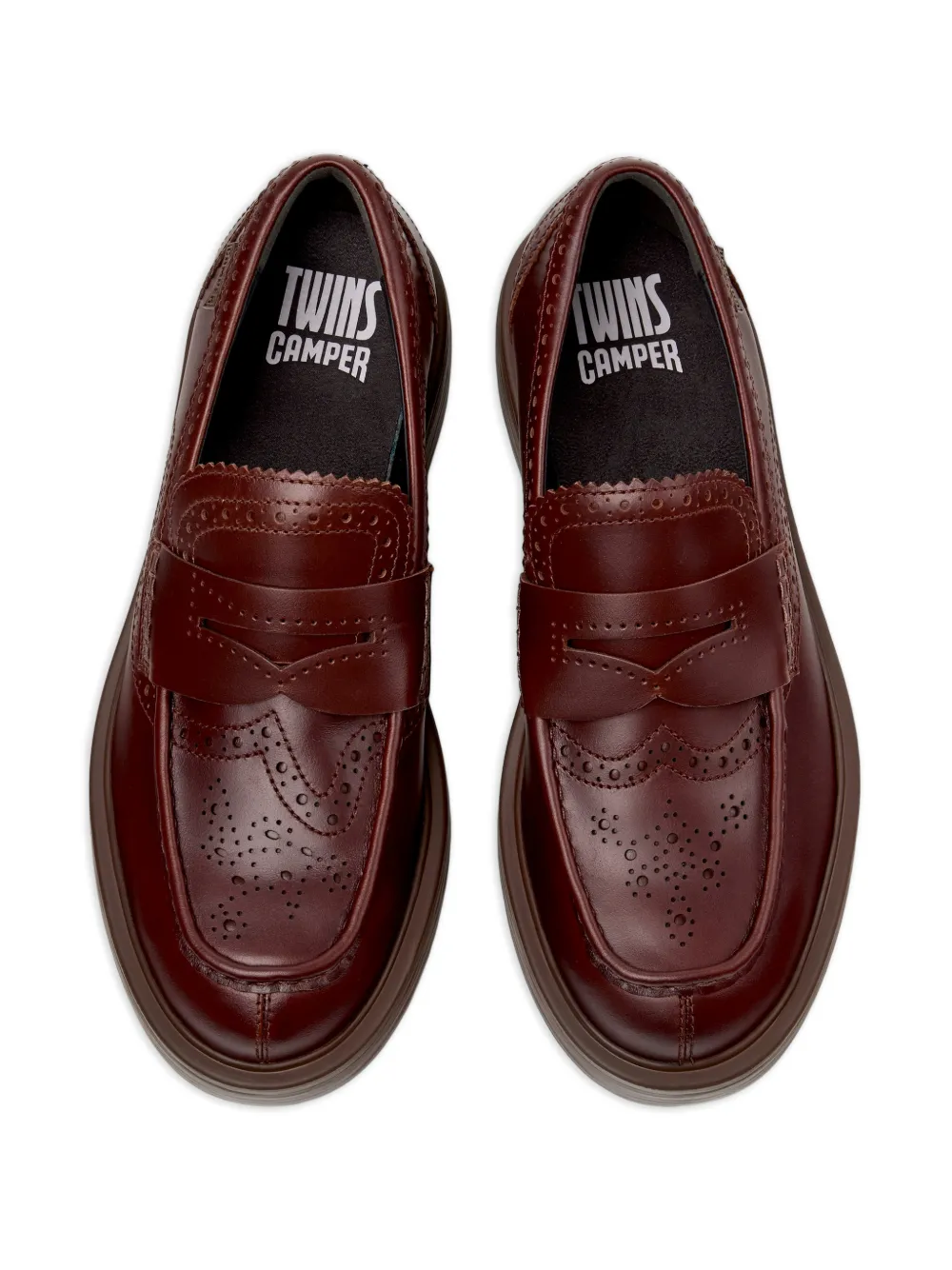  Camper Dean Penny-bar Loafers - Brown 