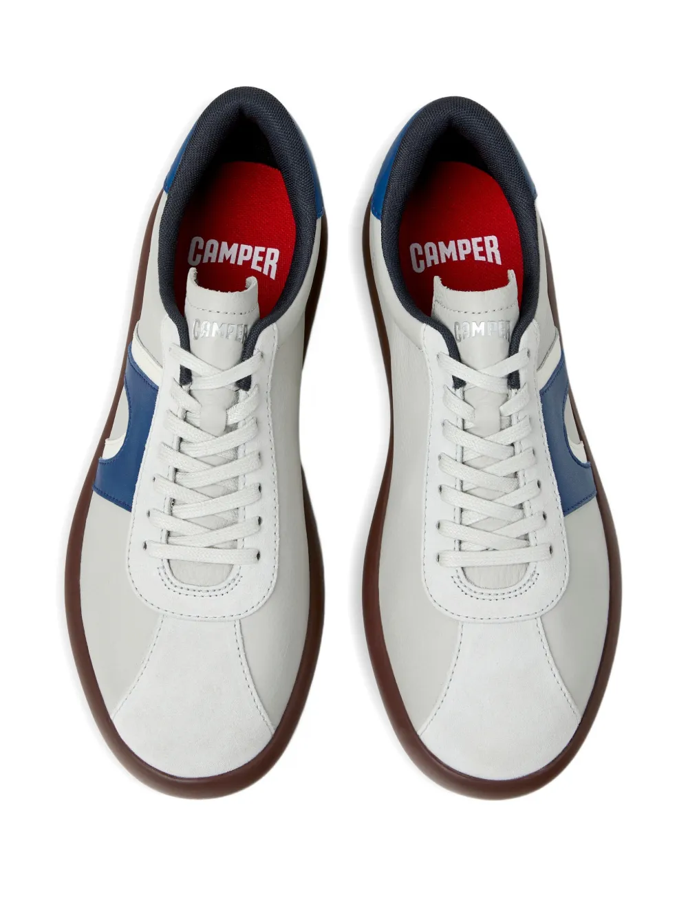Camper Pelotas Soller leather panelled sneakers Grijs