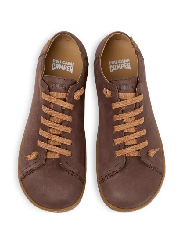 Camper Peu Cami Leather Sneakers | Brown | FARFETCH JO