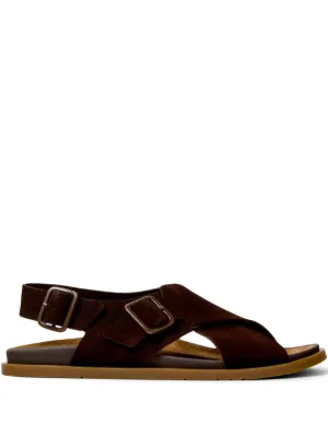 Camper バックルストラップ サンダル | ブラウン | FARFETCH JP