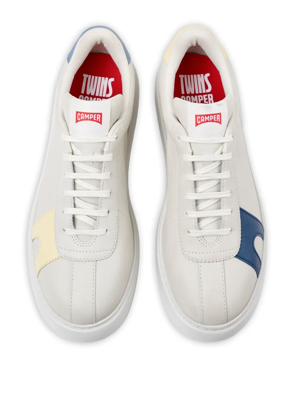 Camper Runner K21 Twins leren sneakers Wit