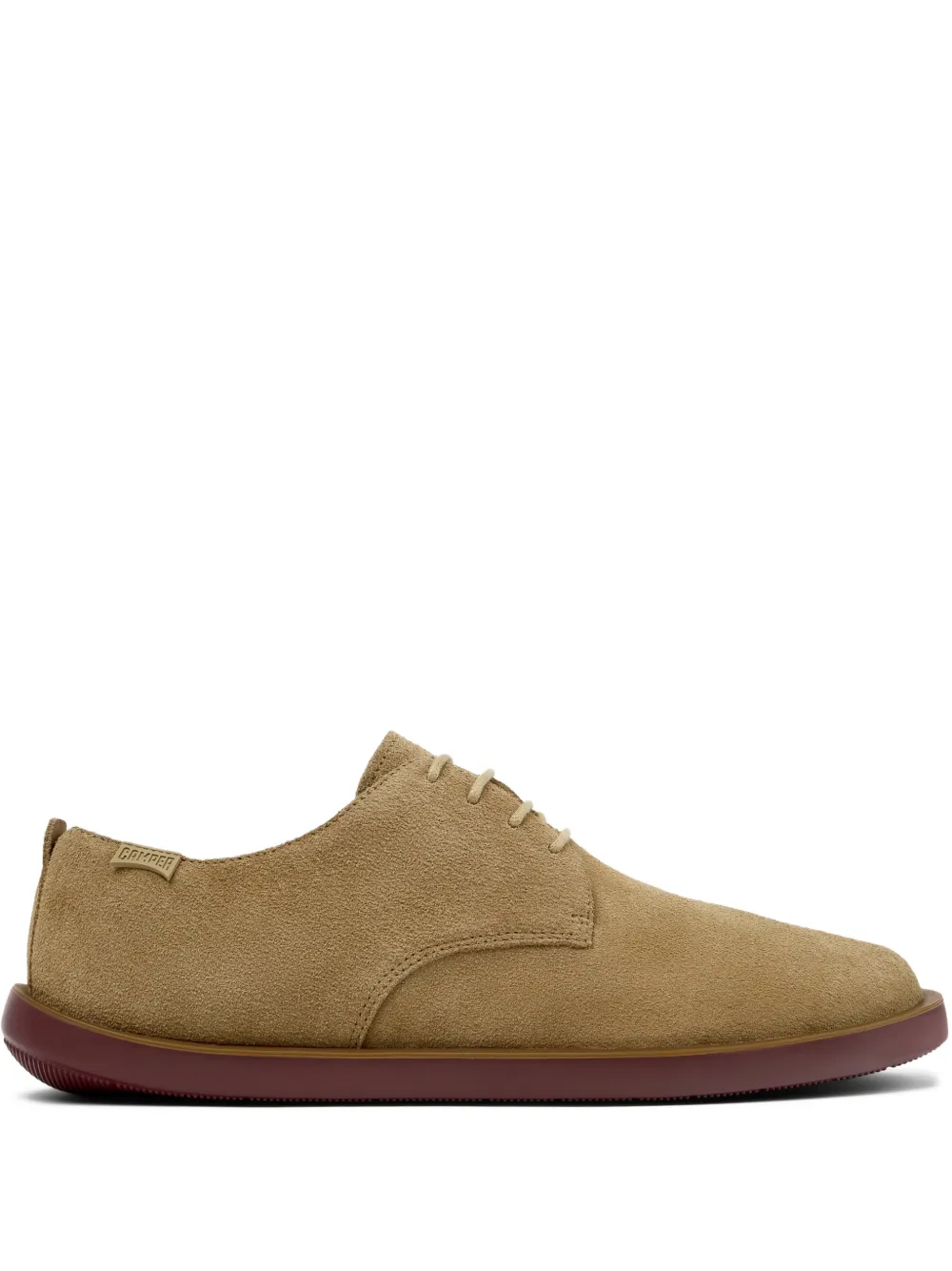Camper Wagon suede derby shoes - Nude