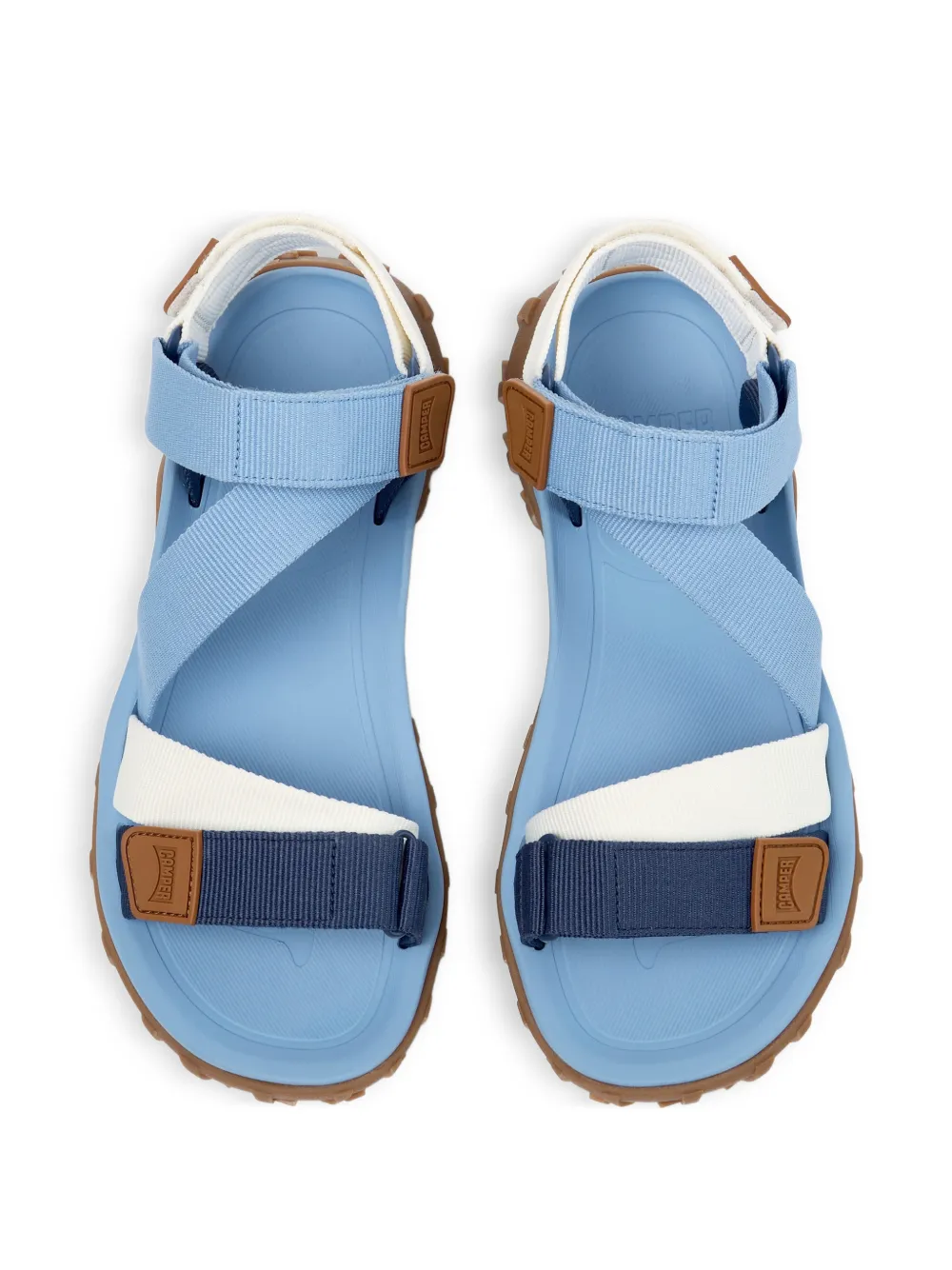 Camper Drift Trail sandalen met gekruiste bandjes Blauw