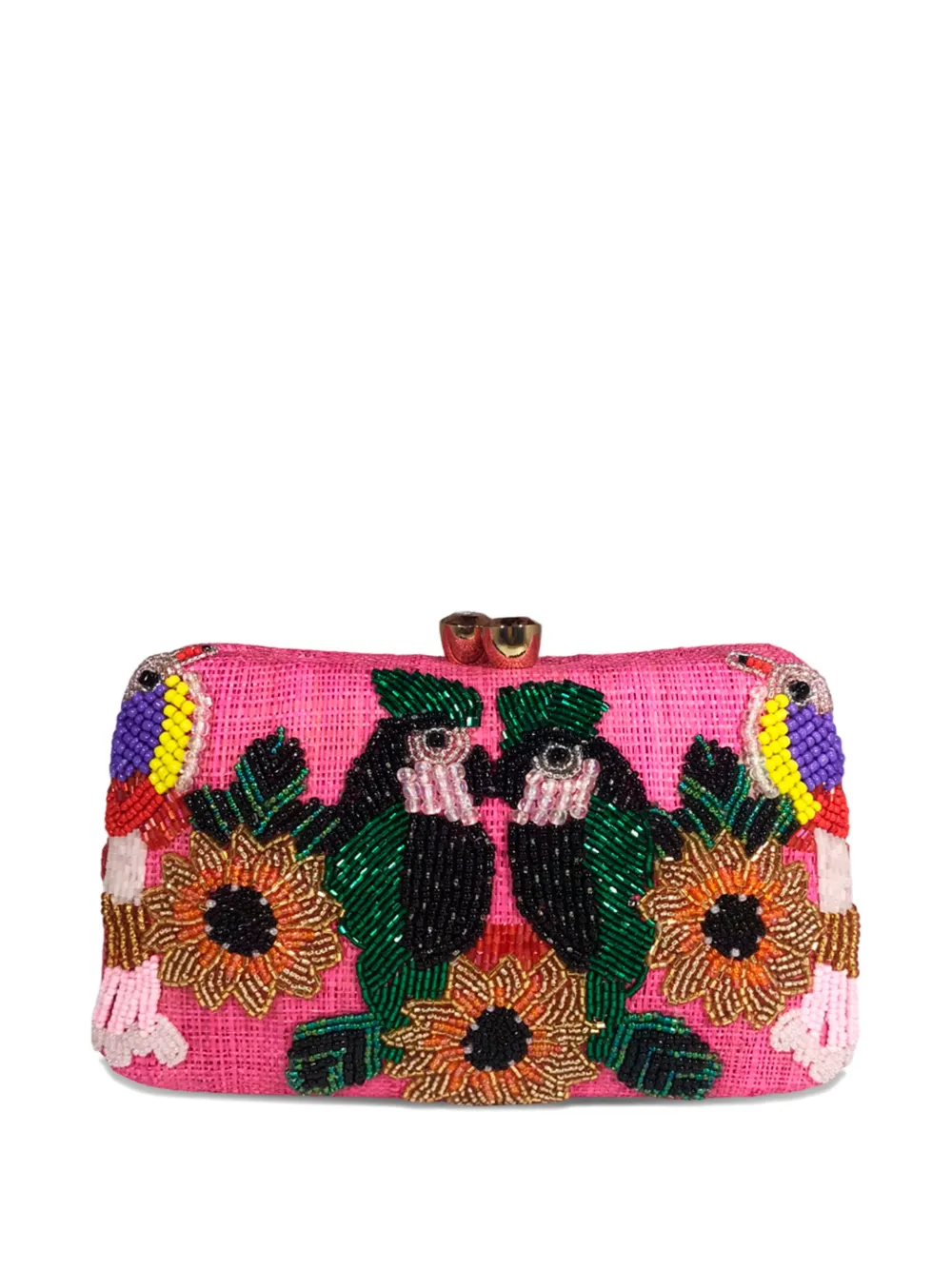 SERPUI Charlotte clutch bag - Rosa