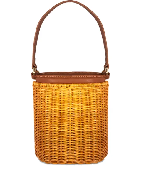 SERPUI Lara wicker tote bag
