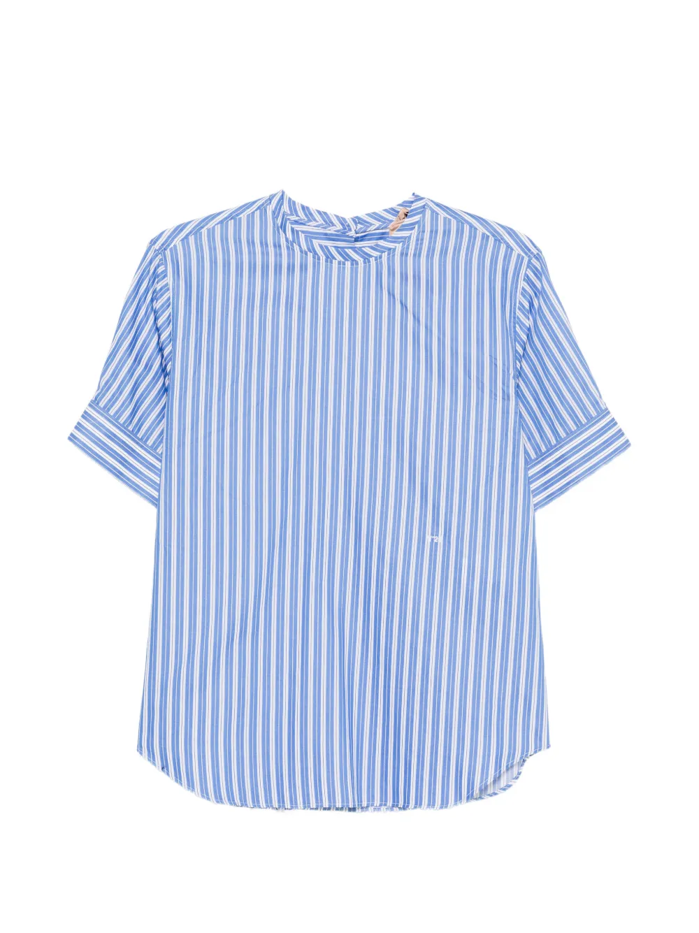 Nº21 striped short-sleeve blouse - Blu