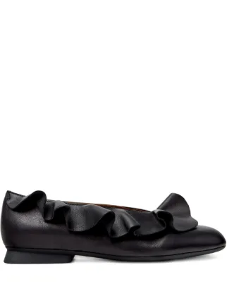 Camper Casi Myra ラッフル フラットシューズ | ブラック | FARFETCH JP