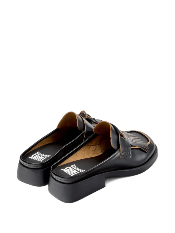 Camper Donna Twins タッセルミュール | ブラック | FARFETCH JP
