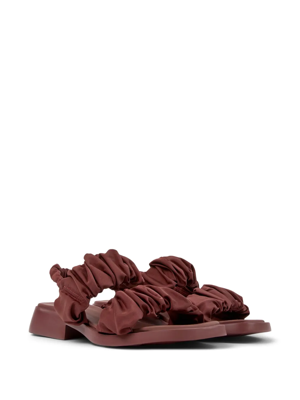 Camper Dana sandalen met ruches Rood