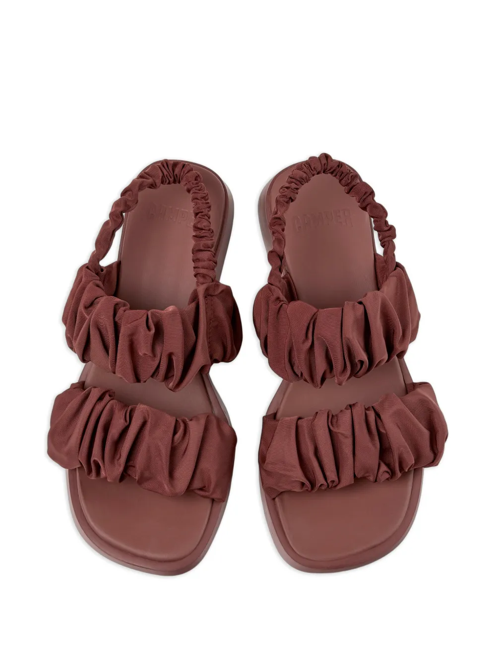 Camper Dana sandalen met ruches Rood