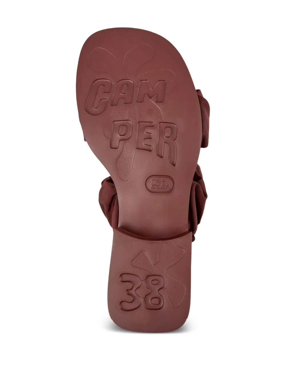 Camper Dana sandalen met ruches Rood