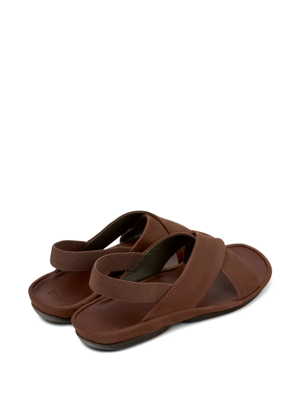 Camper Right Isla sandalen met gekruiste bandjes Bruin