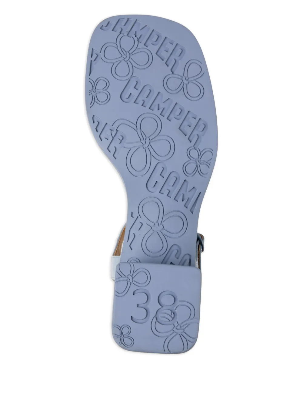 Camper Kora leren sandalen Blauw