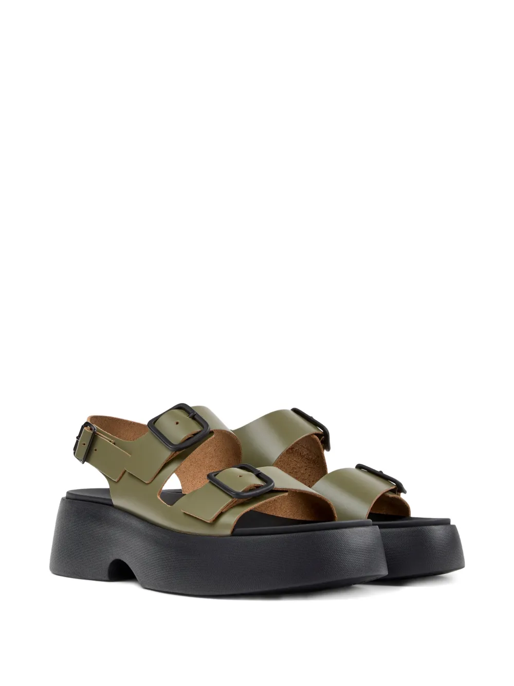 Camper Tasha sandalen met gesp Groen