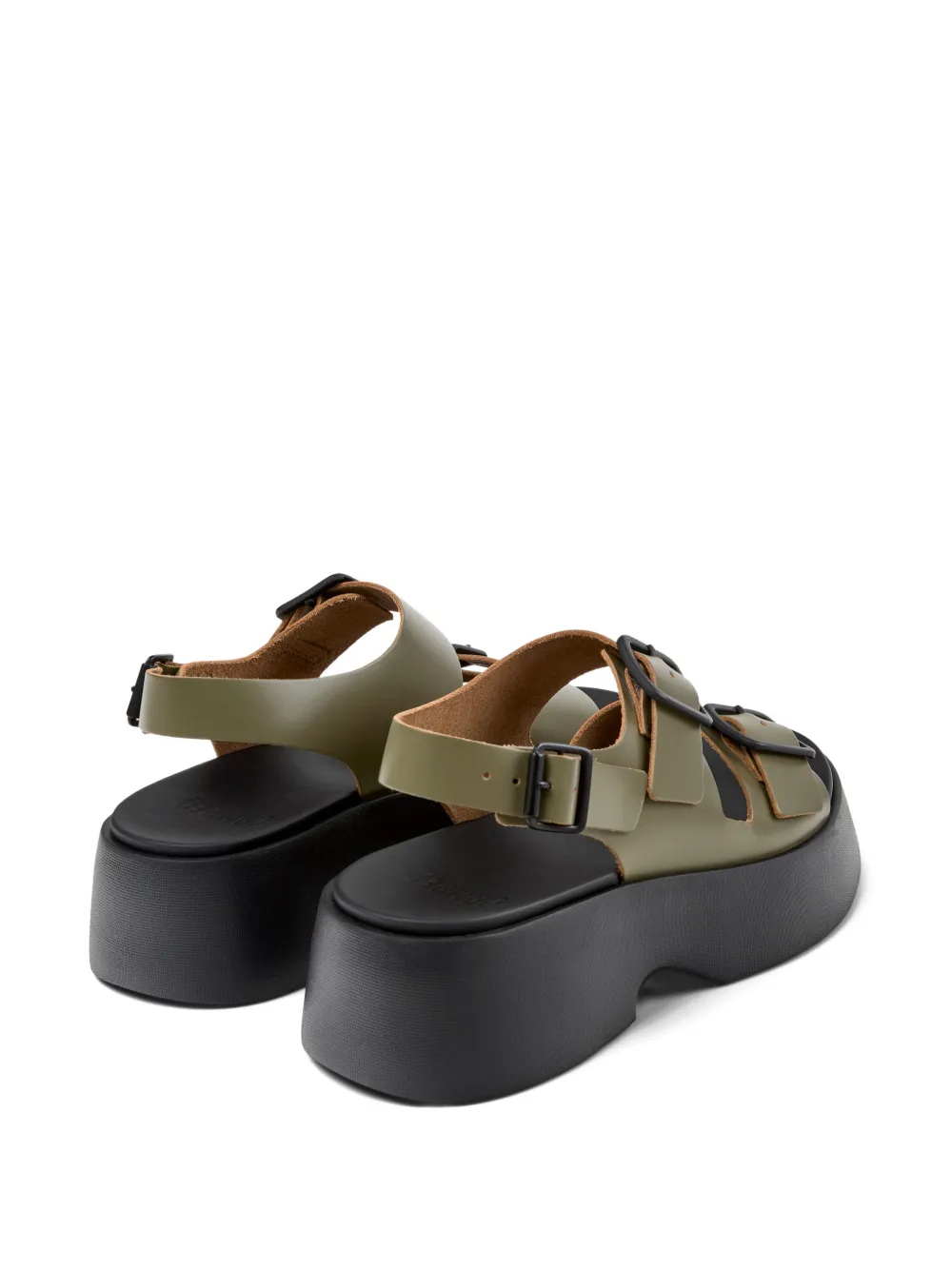 Camper Tasha sandalen met gesp Groen