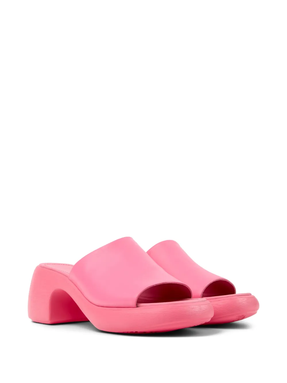 Camper Thelma leren sandalen Roze