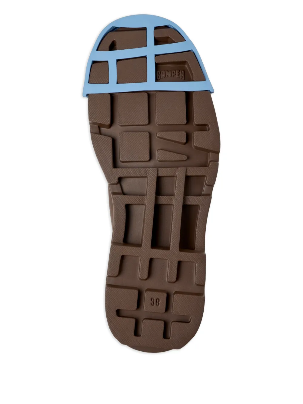 Camper Junction leren veterschoenen Bruin