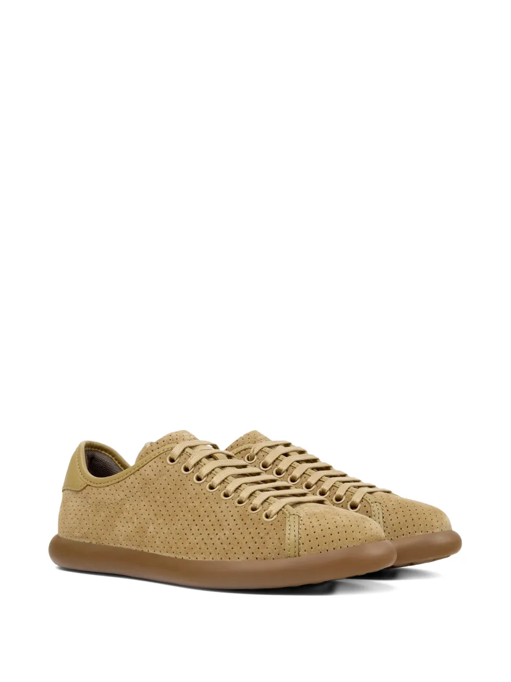 Camper Pelotas Soller geperforeerde sneakers Beige