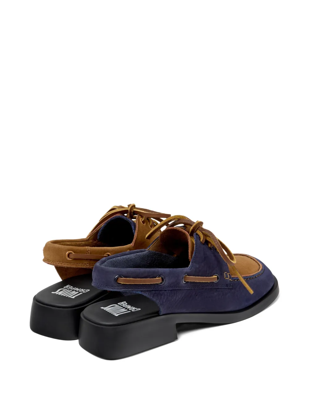 Camper Twins derby veterschoenen Blauw