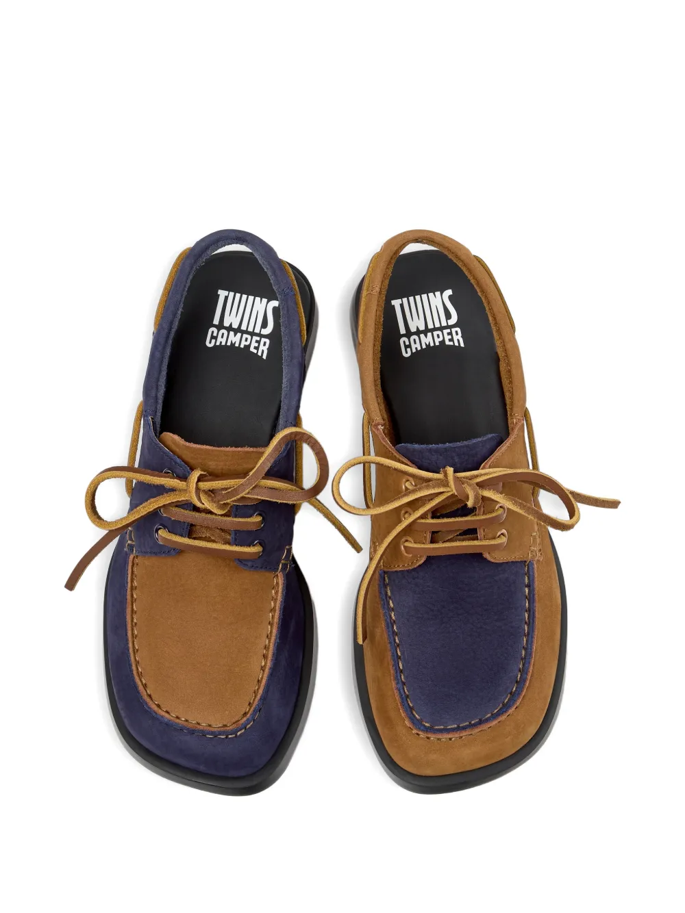 Camper Twins derby veterschoenen Blauw