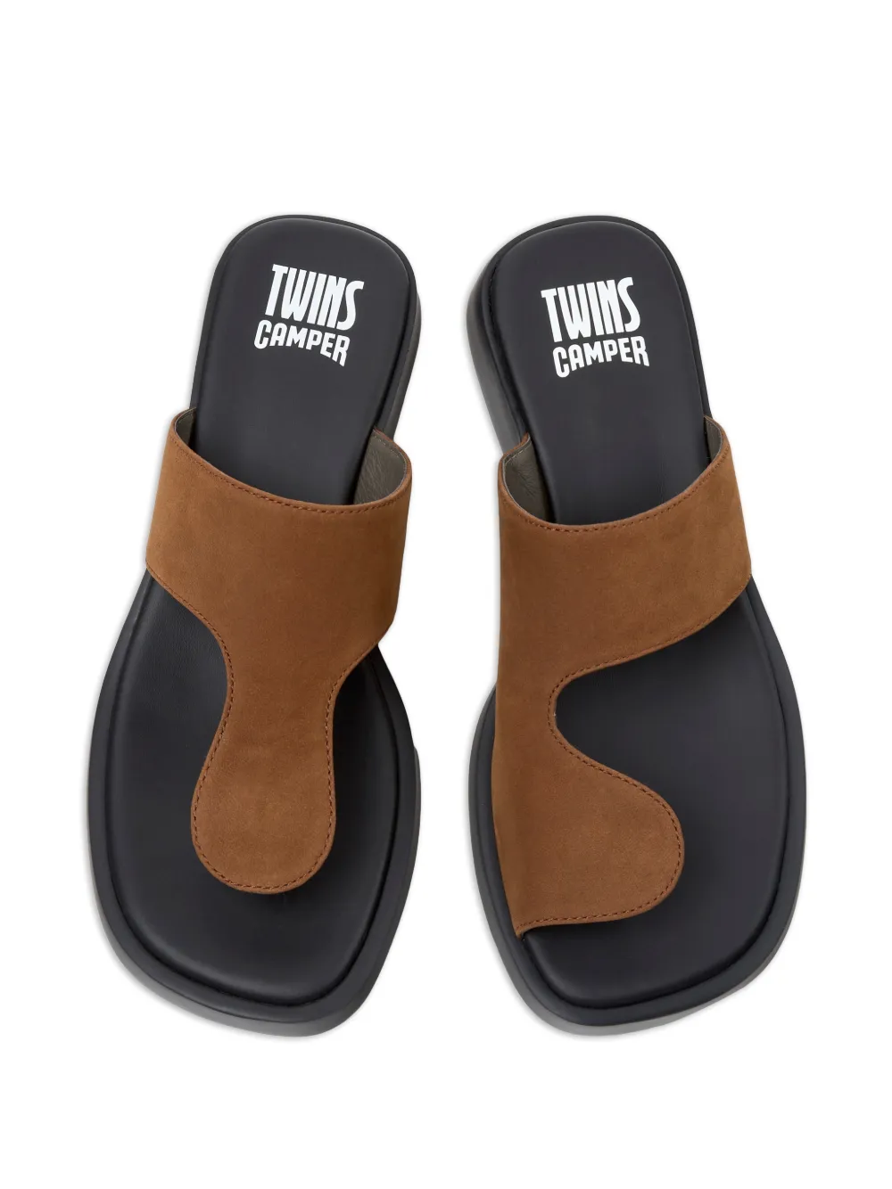 Camper Dana Twins sandalen Bruin