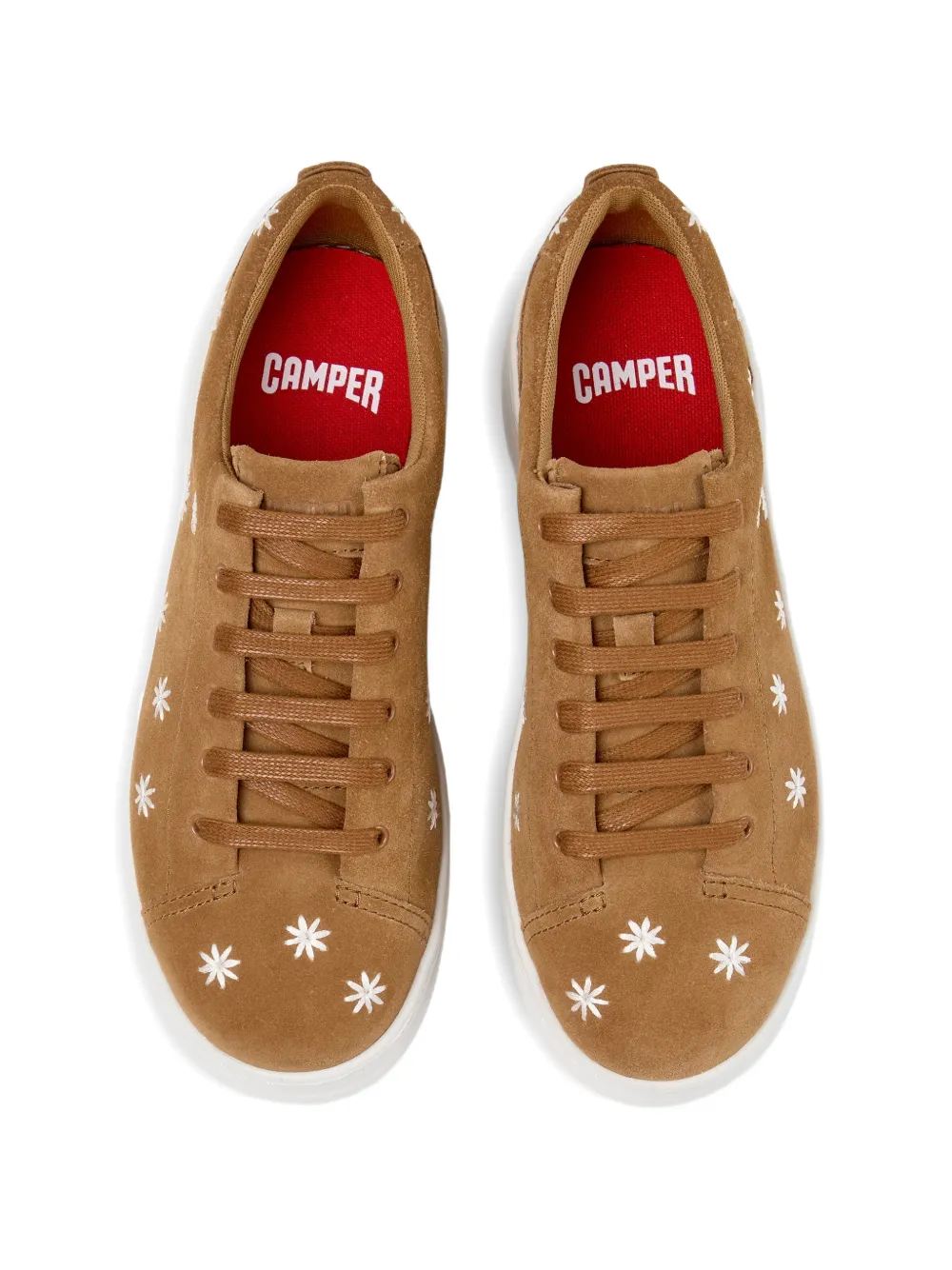 Camper Runner Up sneakers met bloemenprint Bruin