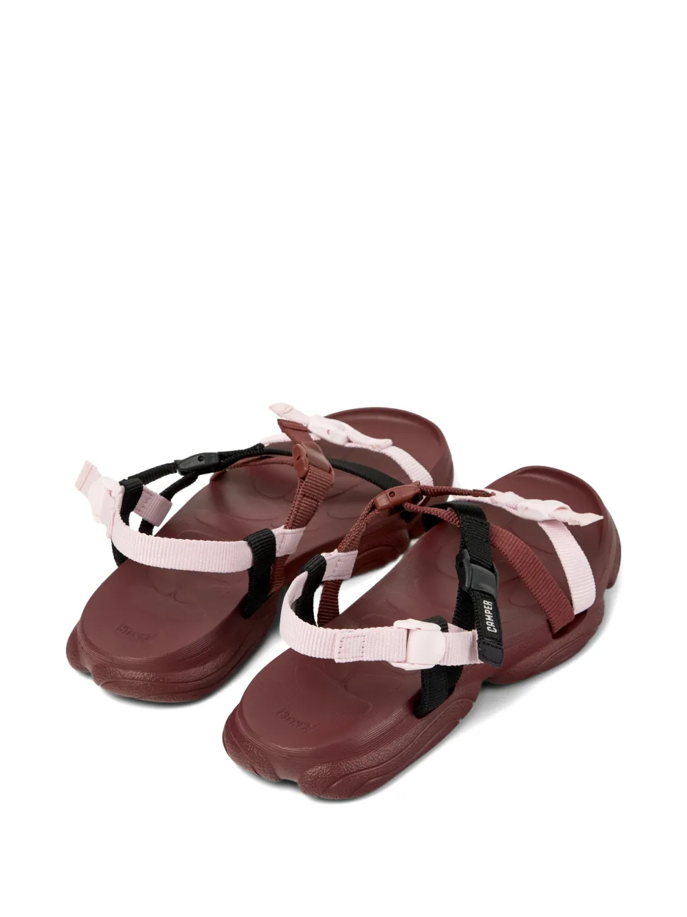 Camper Karst sandalen met gespbandje Zwart