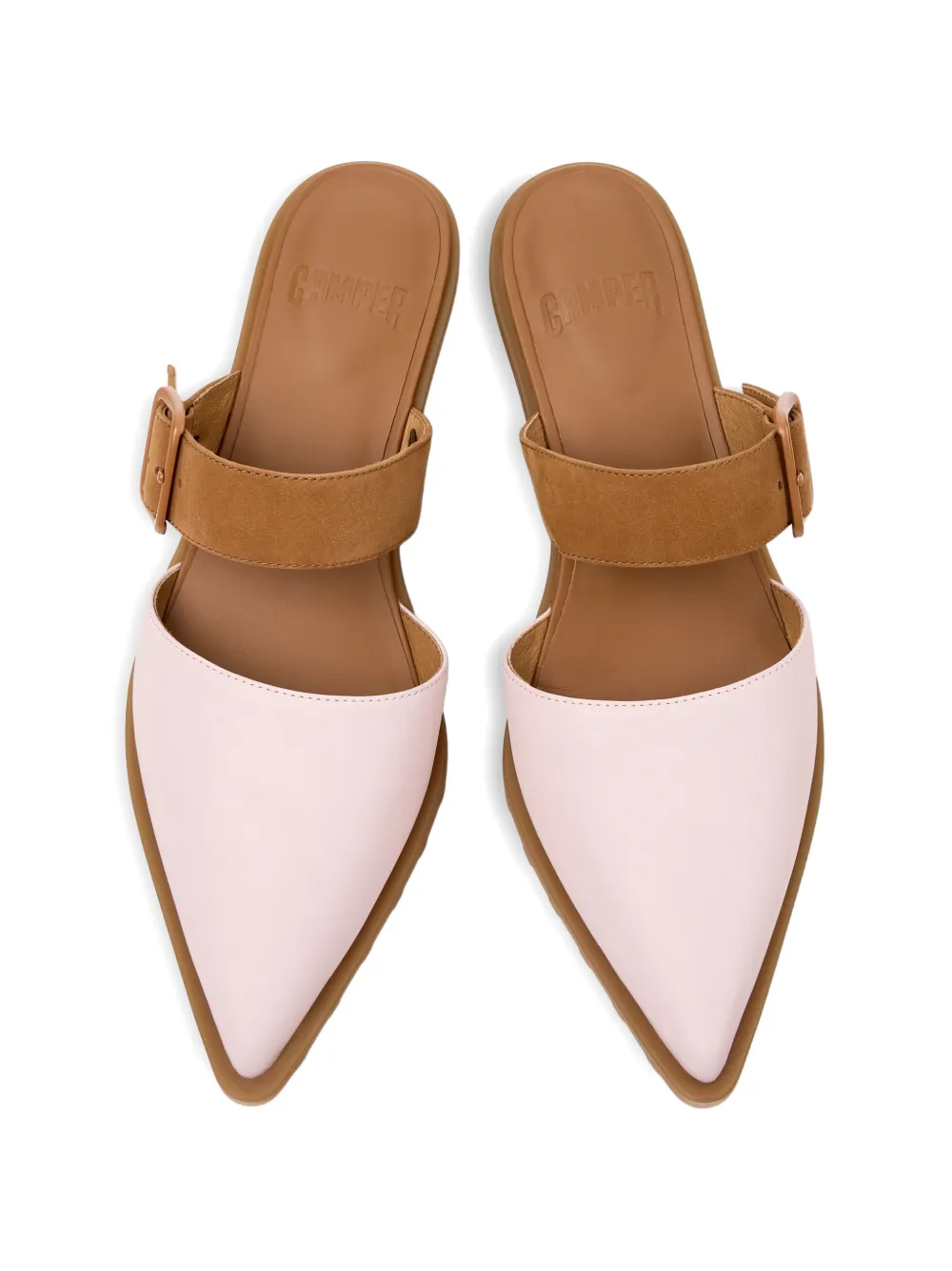 Camper Anita muiltjes met bandje Roze