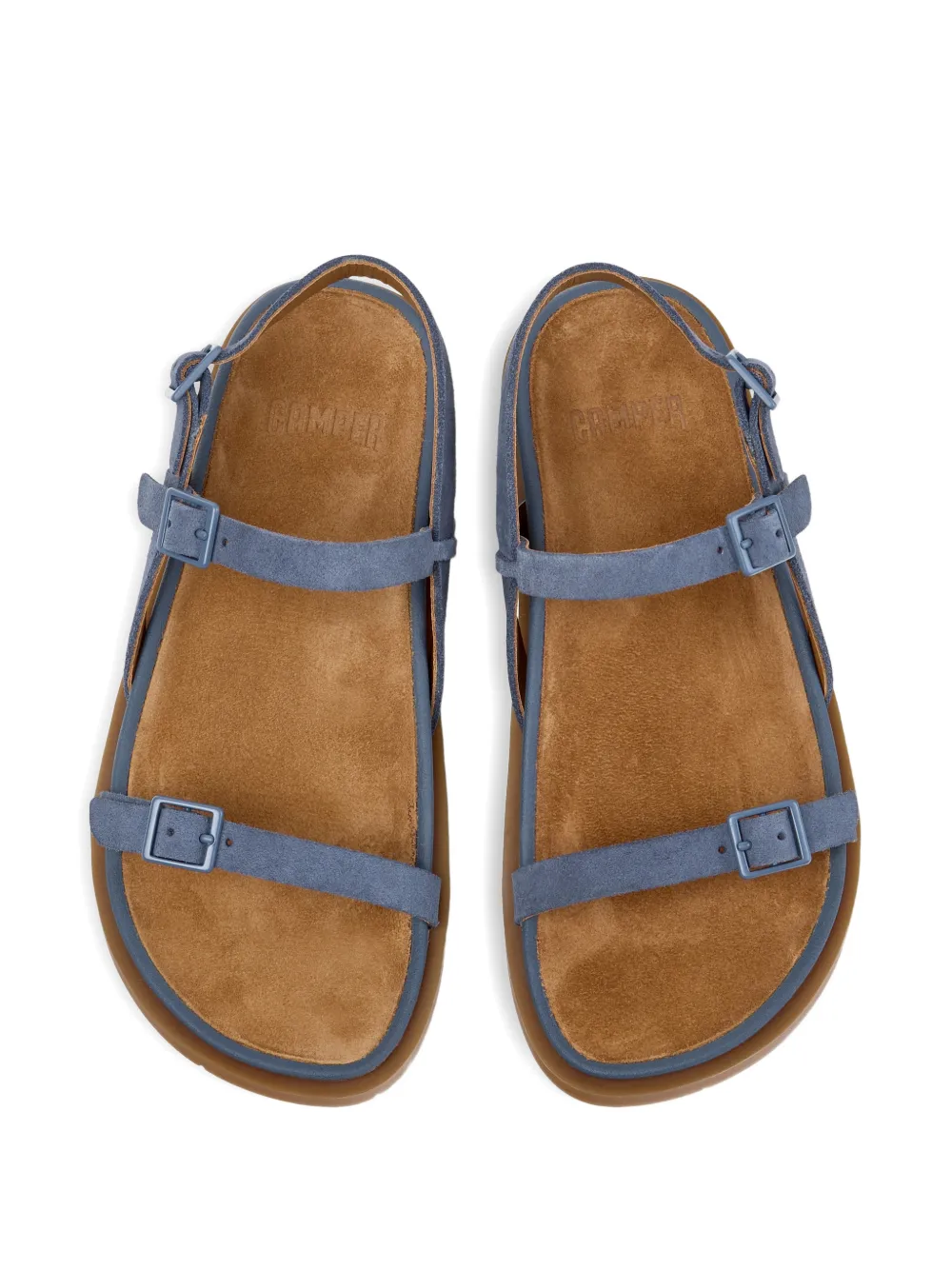 Camper Lluc sandalen met gespbandje Blauw