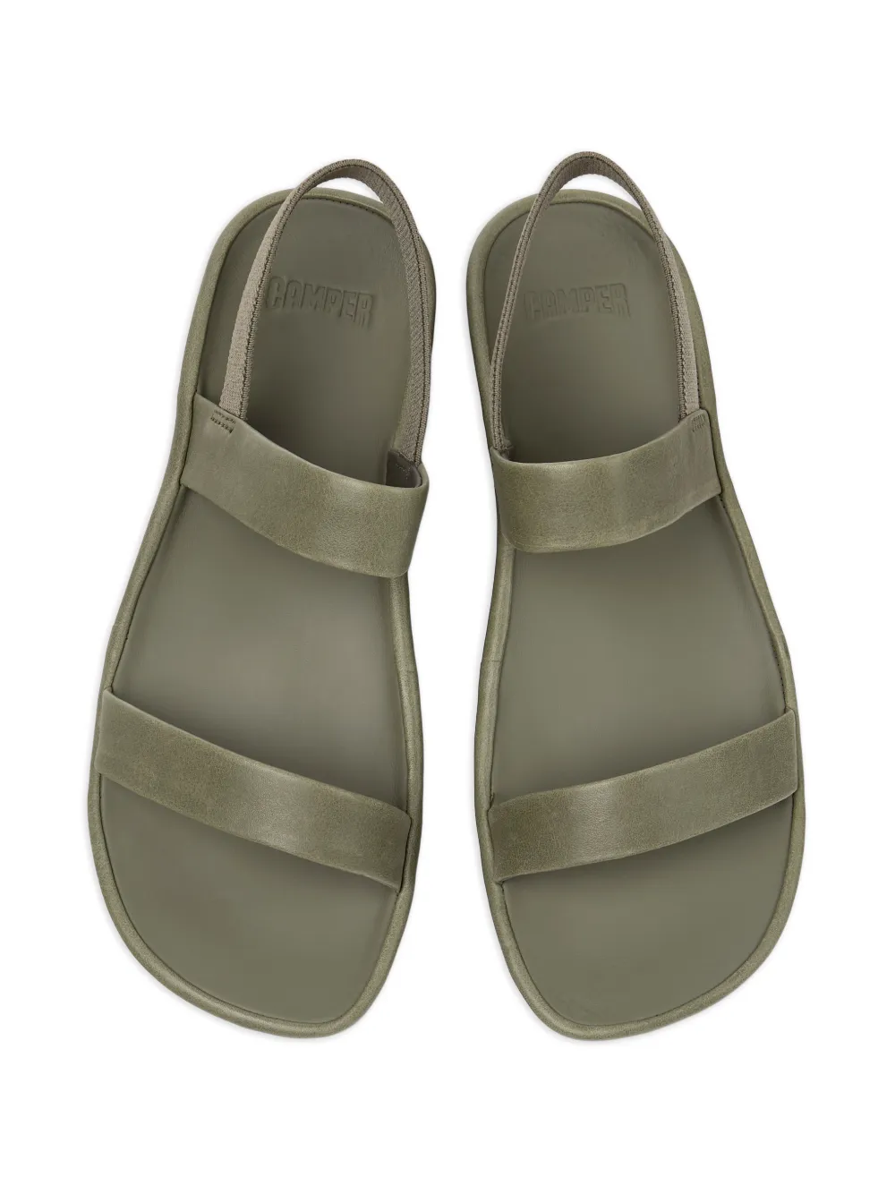 Camper Right Isla leren sandalen Groen