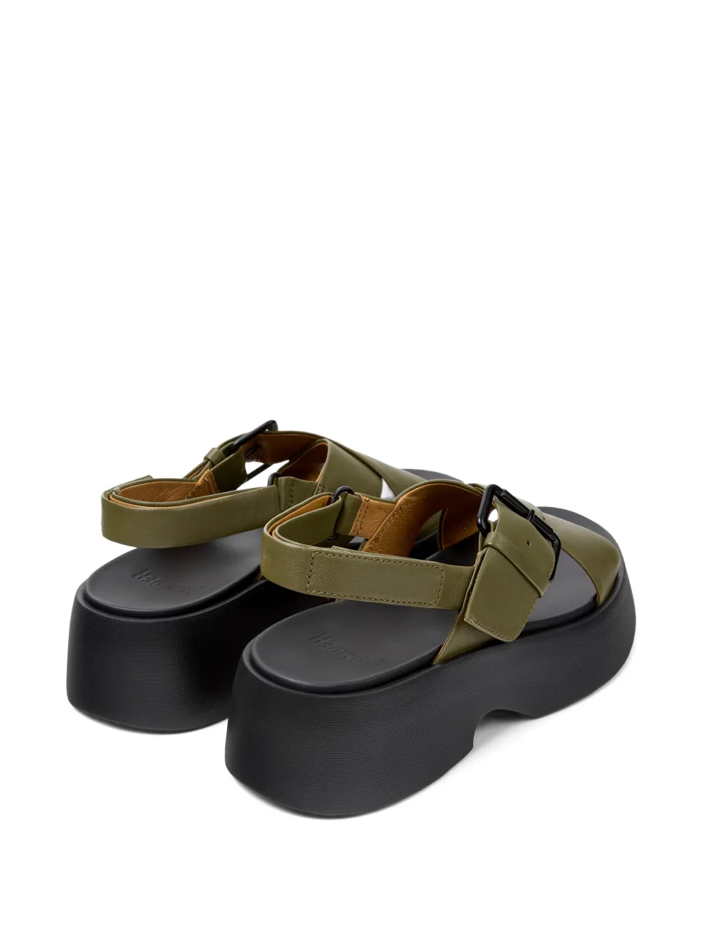 Camper Tasha sandalen met gesp Groen