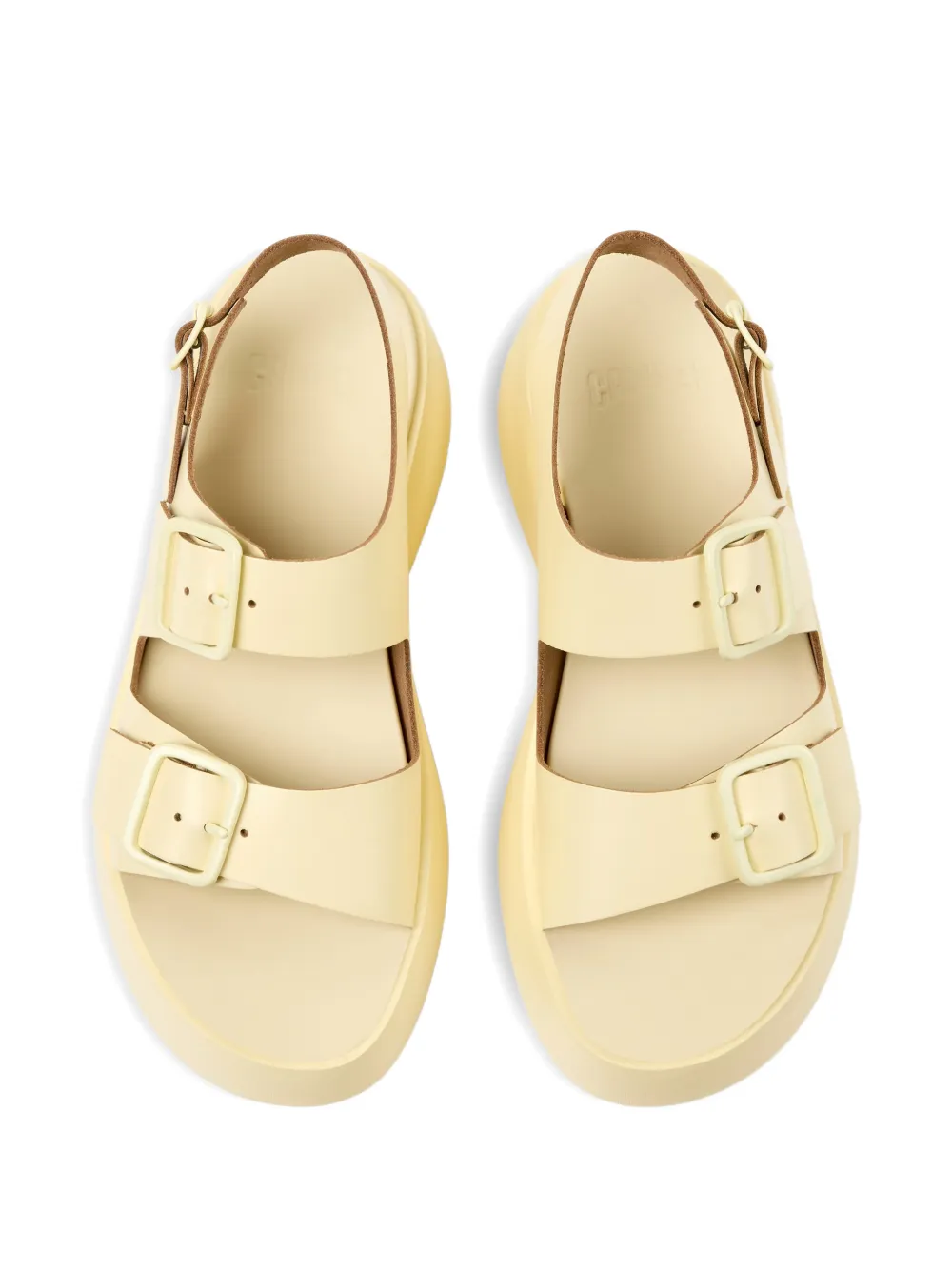 Camper Tasha sandalen met gesp Geel