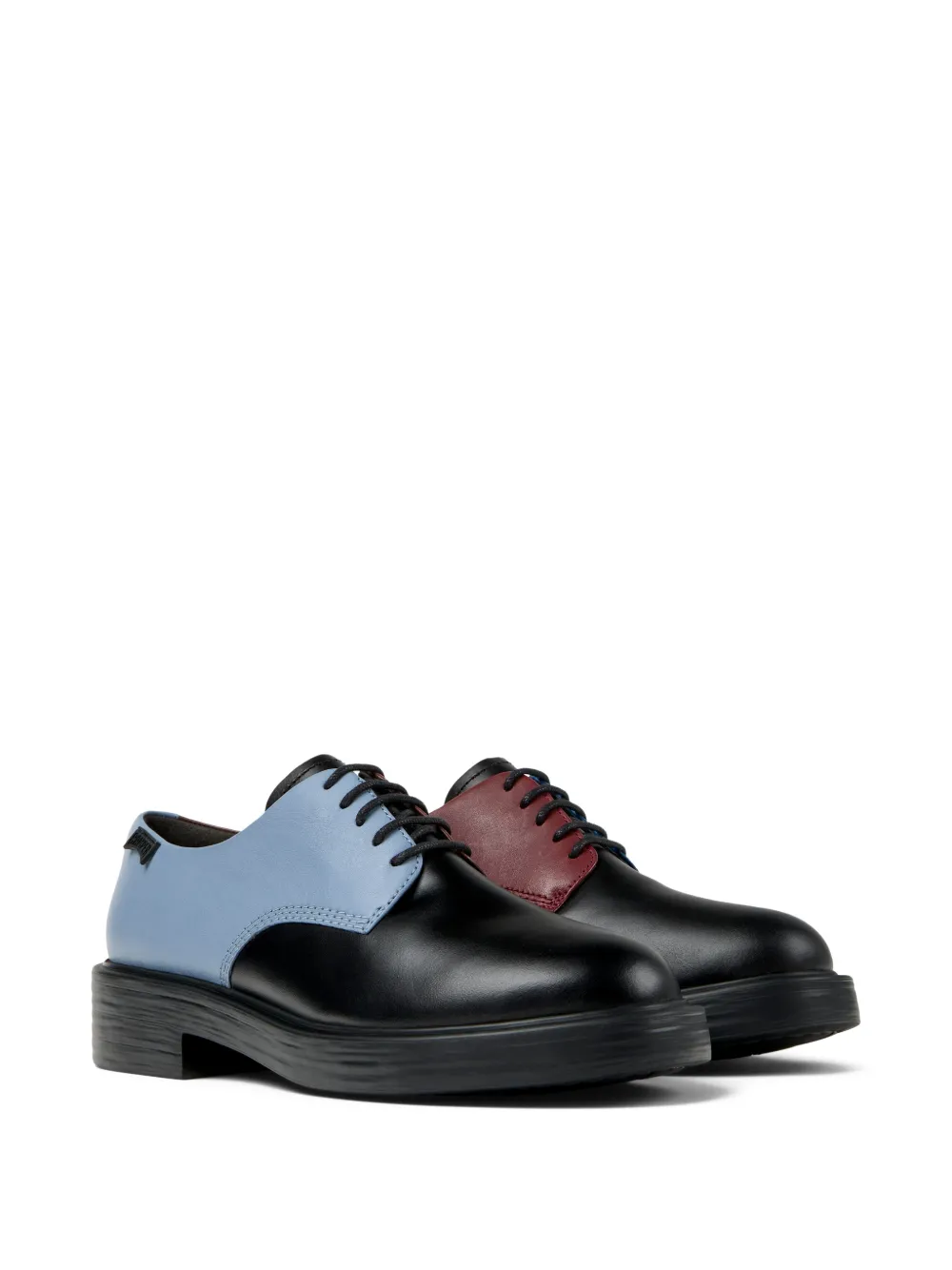 Camper Twins derby veterschoenen Zwart