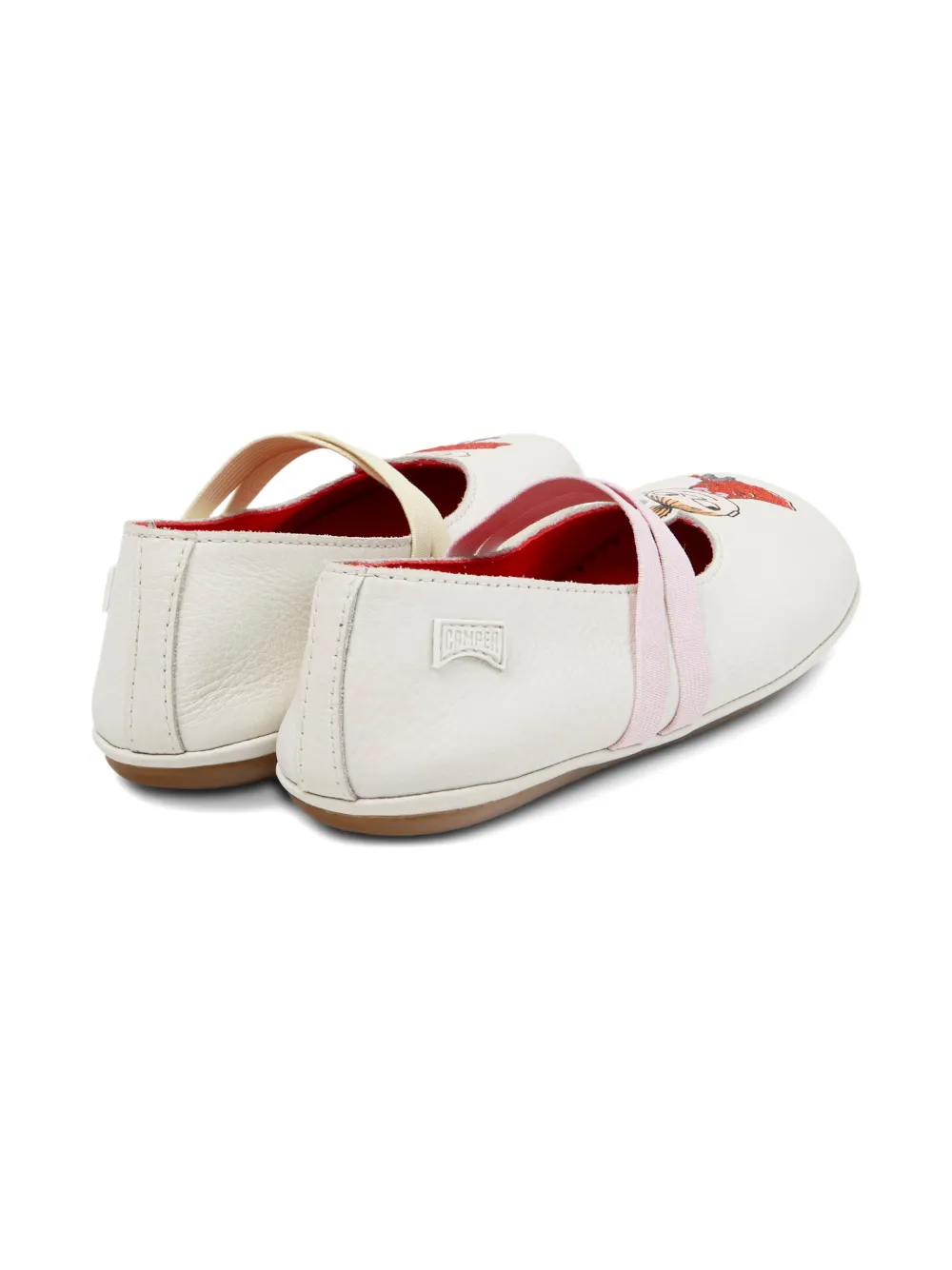 Camper Kids Twins elastische ballerina's Wit