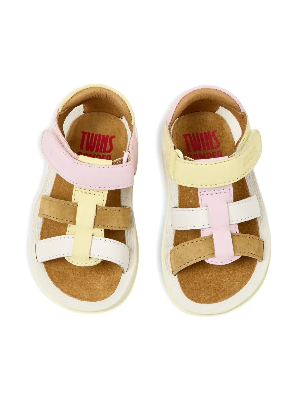 Camper Kids Twins veelkleurige sandalen Roze