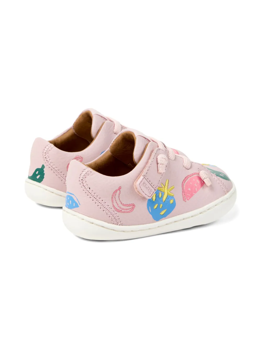 Camper Kids Peu Cami Twins sneakers met fruitprint Roze