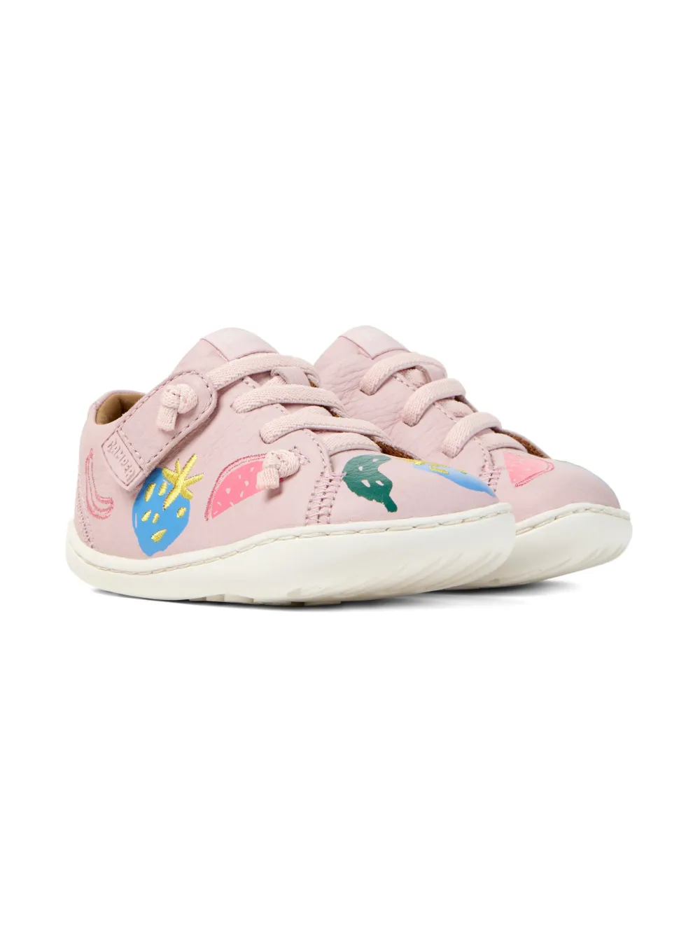 Camper Kids Peu Cami Twins sneakers met fruitprint Roze