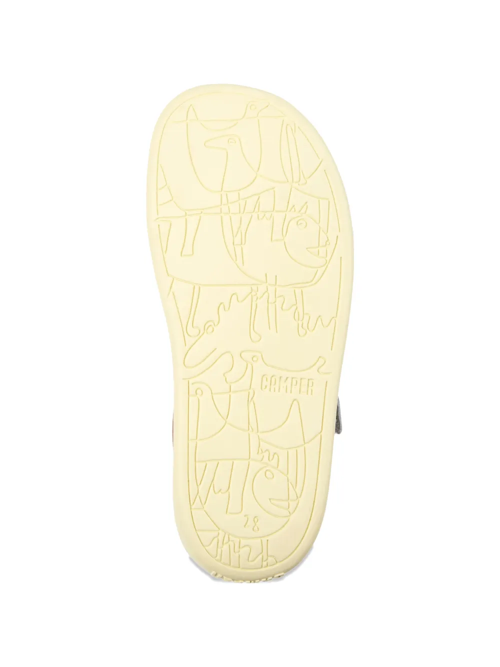 Camper Kids Bicho sandalen met gesp Zilver