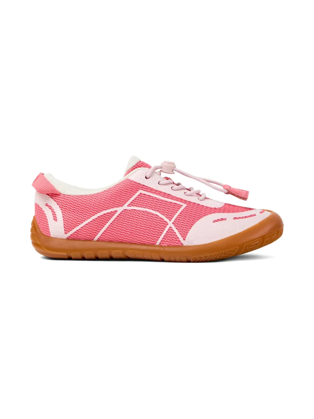 Camper Kids Peu Path sneakers met trekkoord Roze