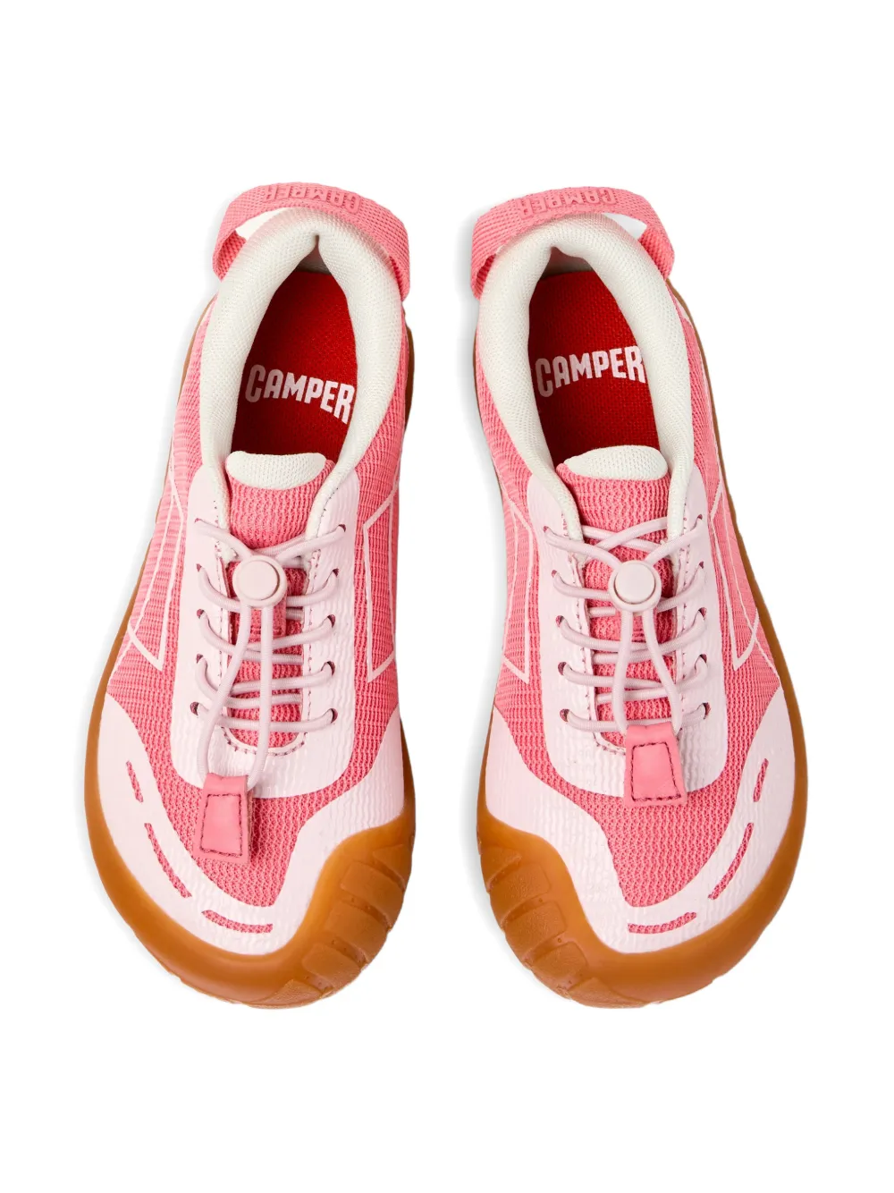 Camper Kids Peu Path sneakers met trekkoord Roze