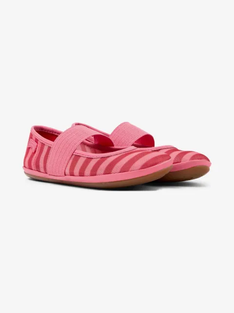 Camper Kids ballerinaskor med randig rem
