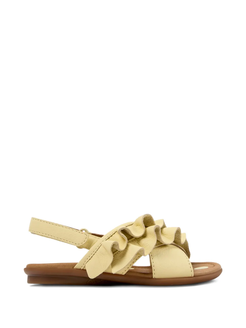 Camper Kids Right sandalen met ruches Geel