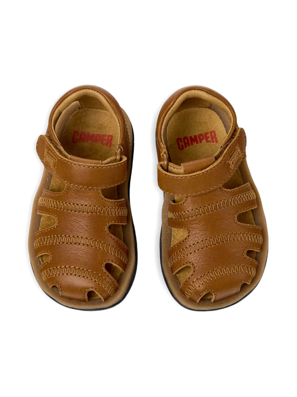 Camper Kids Bicho sandalen met gladde zool Bruin