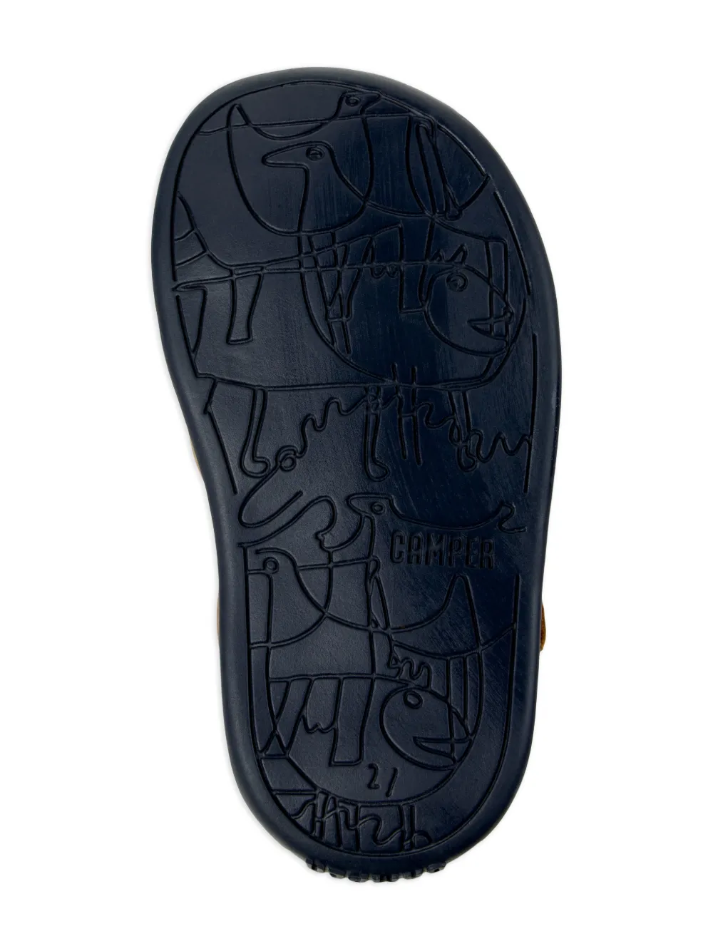 Camper Kids Bicho sandalen met gladde zool Bruin