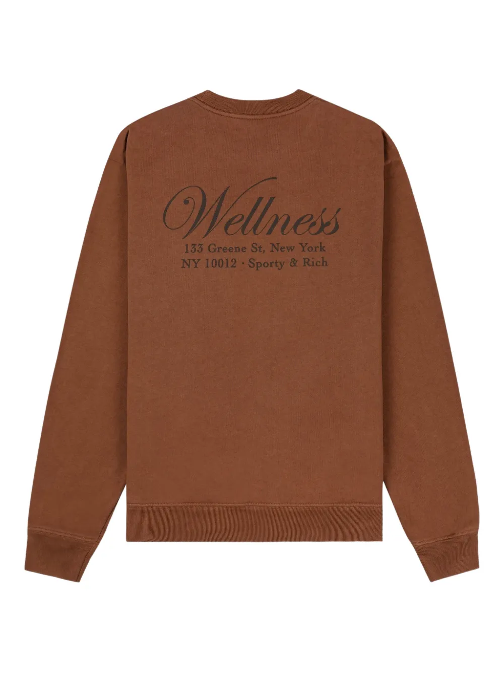 Sporty & Rich Soho wellness trui met lange mouwen Bruin