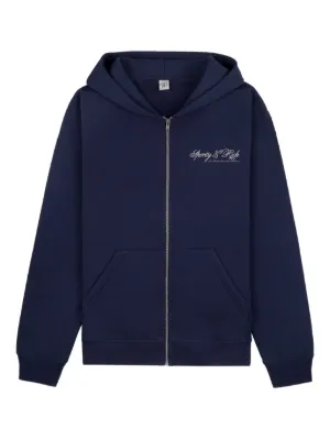 CORTEIZ x Island Puff Print Zip Hoodie | Blue | FARFETCH CA