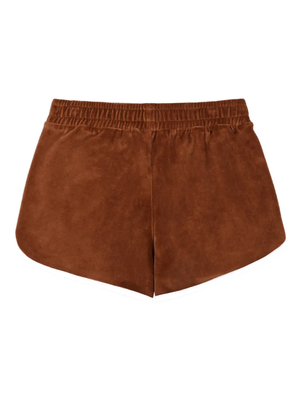 Sporty & Rich NY Crest trainingsshorts met contrasterende afwerking en logo Bruin