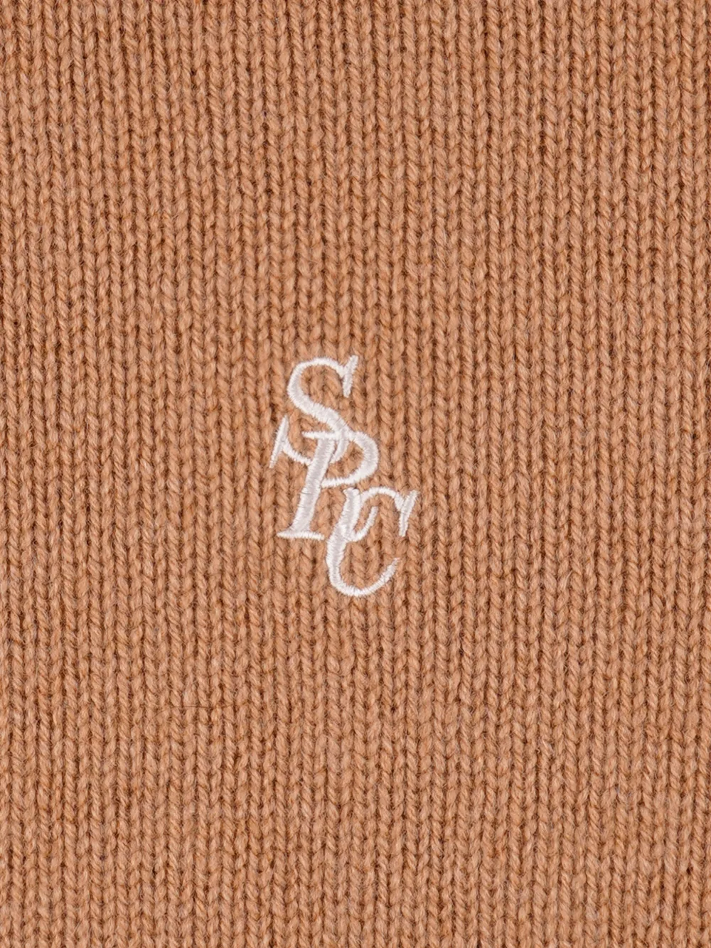 Sporty & Rich SRC coltrui met geborduurd logo Bruin