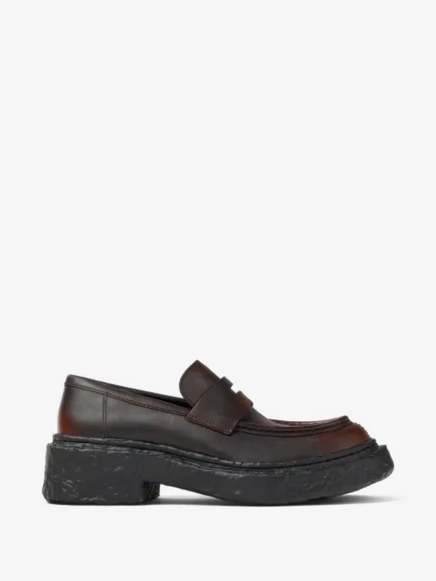 CamperLab smooth leather vamonos loafers