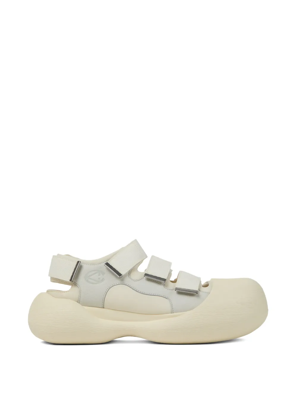CamperLab Caramba leren sandalen met bandje Beige